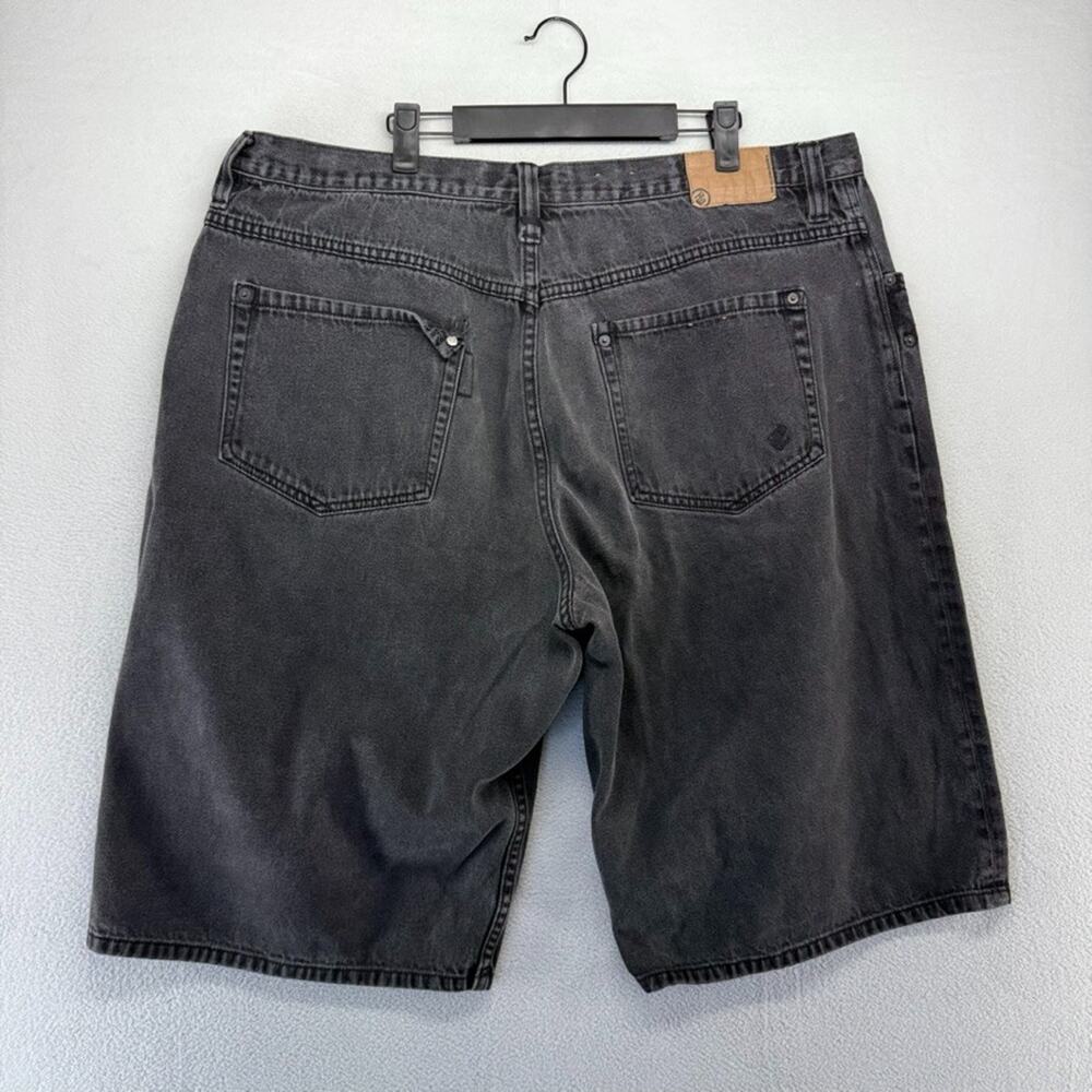 Vintage Rocawear Jean Shorts Mens 42 fits 39 Black Baggy hip Hop Denim Jorts y2k